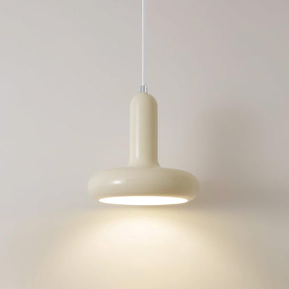 Pendant Lamp Minimalist with Round Donut Shade and Adjustable Cord
