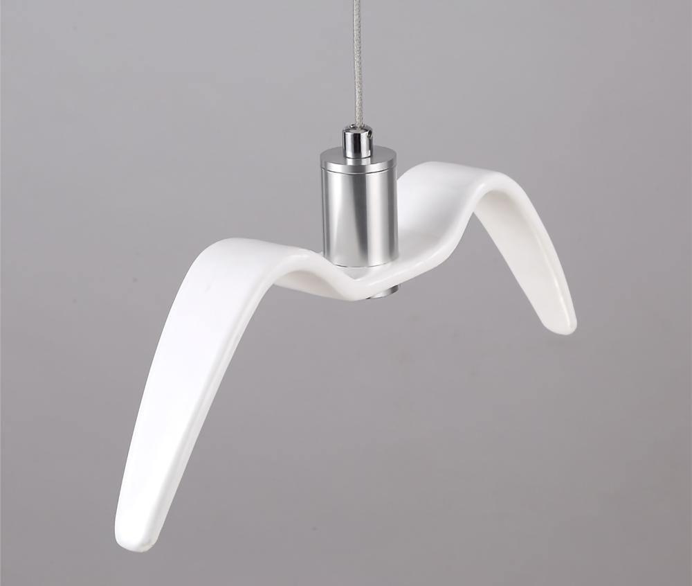 Pendant Lamp Modern Bird Wing Design with Integrated LED and Adjustable Height