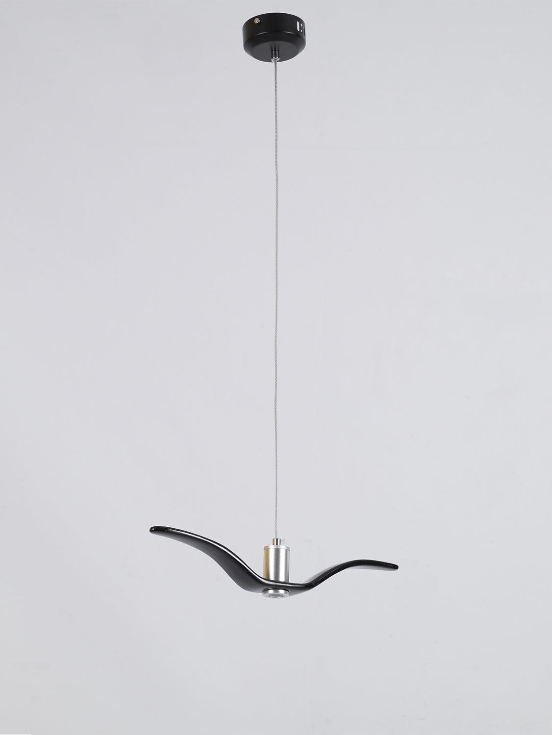 Pendant Lamp Modern Bird Wing Design with Integrated LED and Adjustable Height