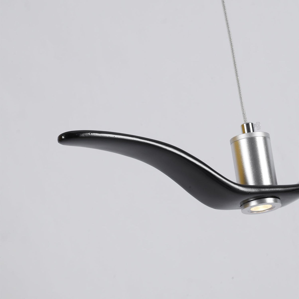 Pendant Lamp Modern Bird Wing Design with Integrated LED and Adjustable Height