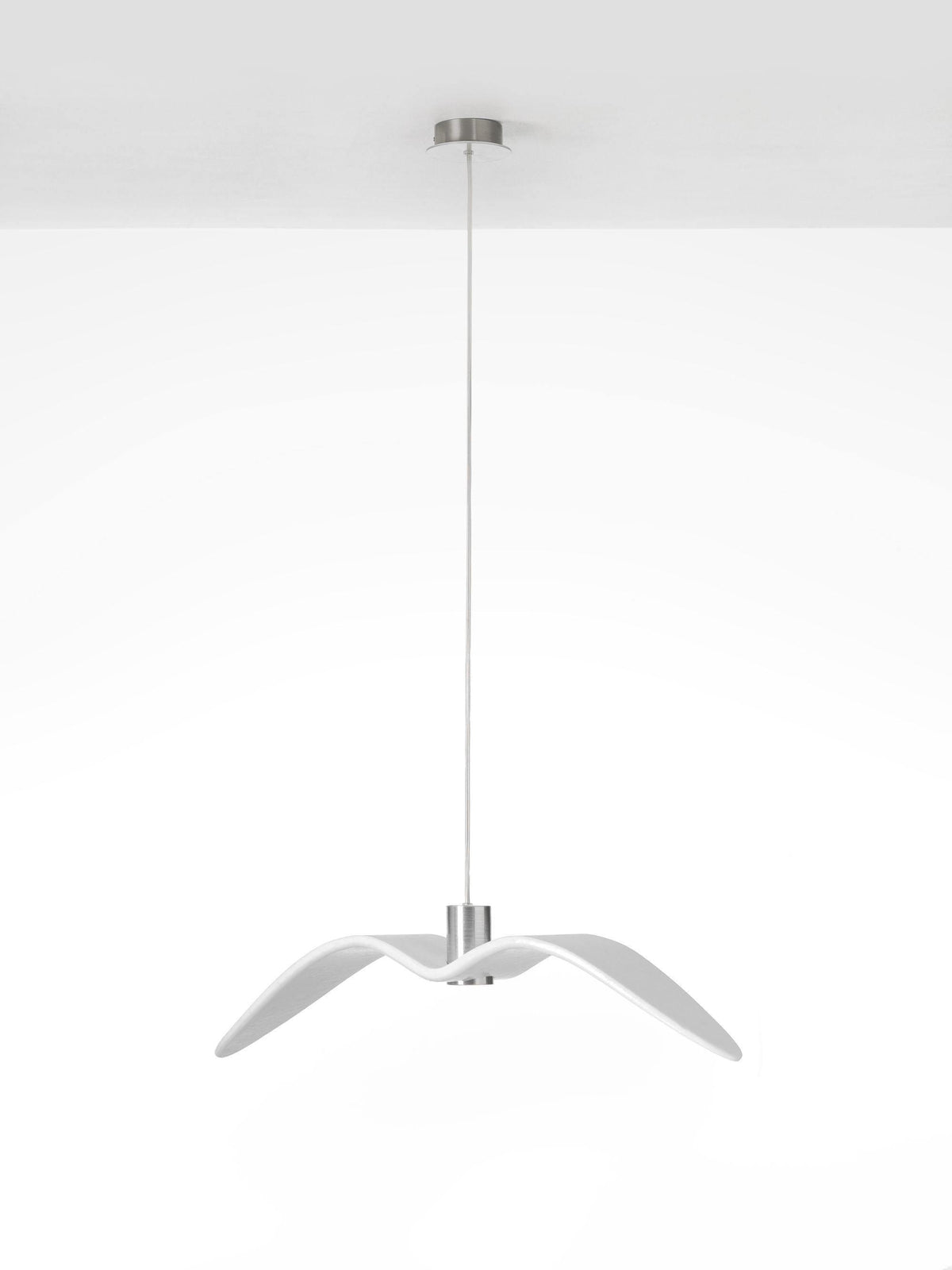 Pendant Lamp Modern Bird Wing Design with Integrated LED and Adjustable Height