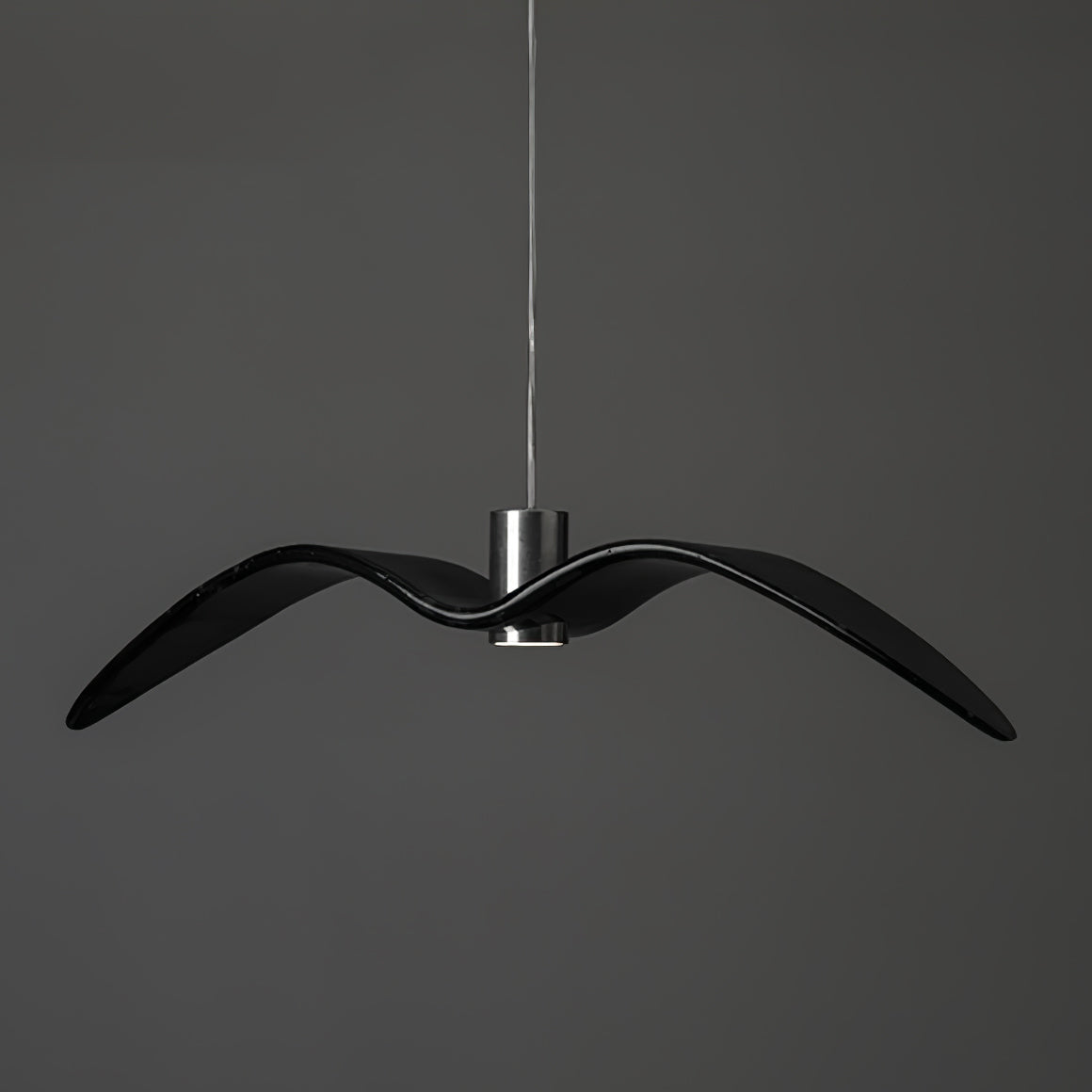 Pendant Lamp Modern Bird Wing Design with Integrated LED and Adjustable Height