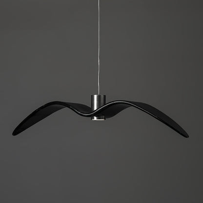 Pendant Lamp Modern Bird Wing Design with Integrated LED and Adjustable Height