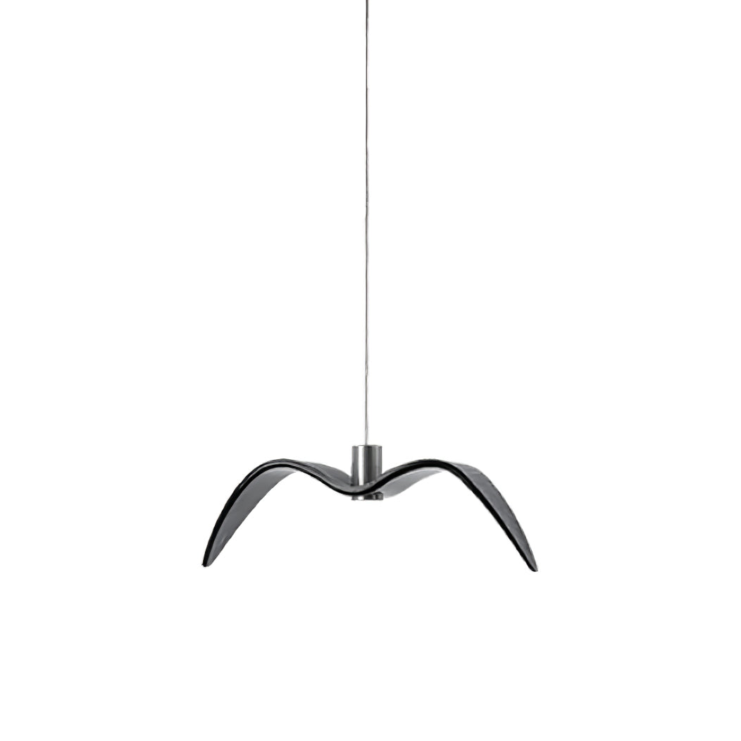 Pendant Lamp Modern Bird Wing Design with Integrated LED and Adjustable Height
