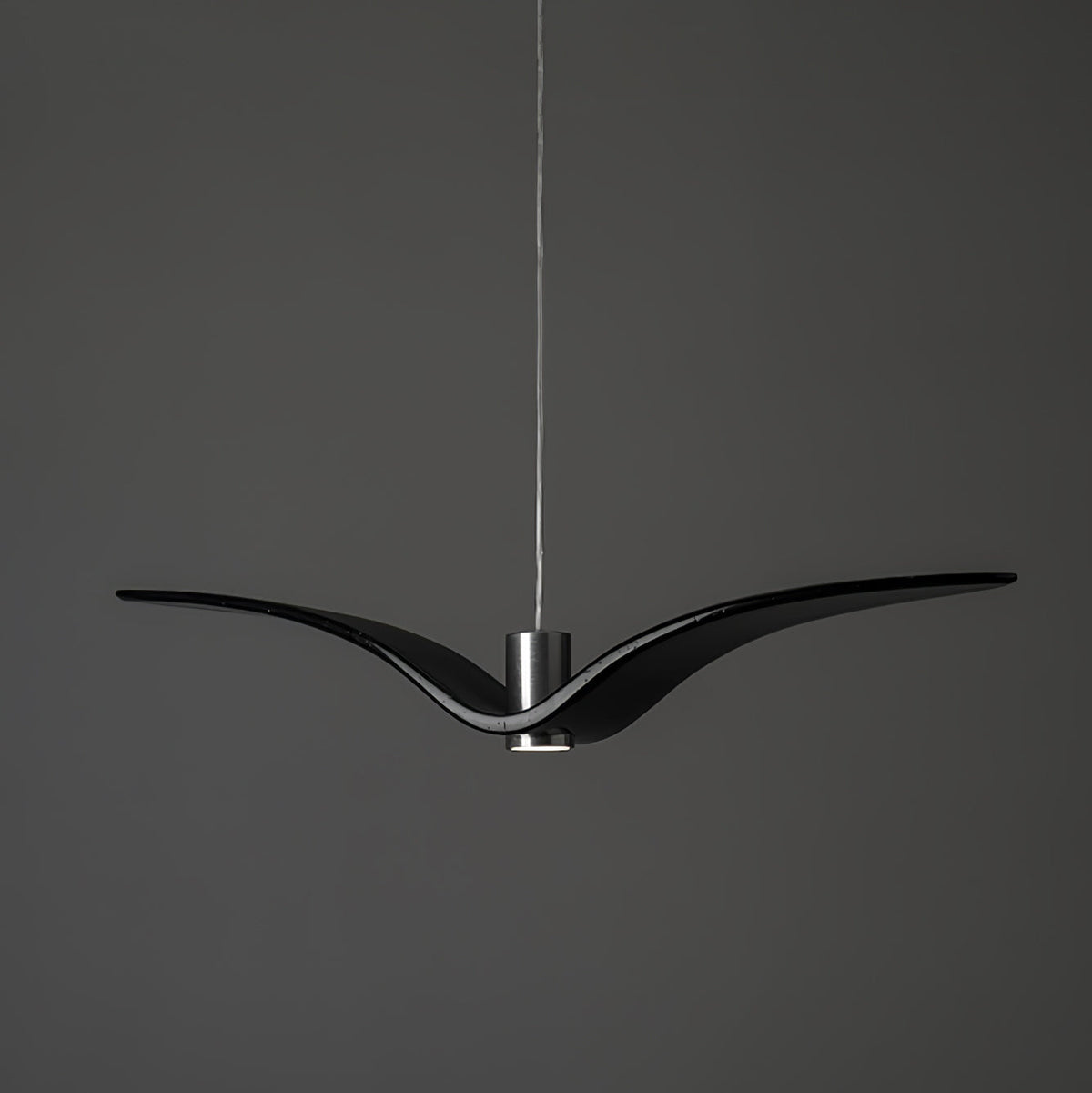 Pendant Lamp Modern Bird Wing Design with Integrated LED and Adjustable Height