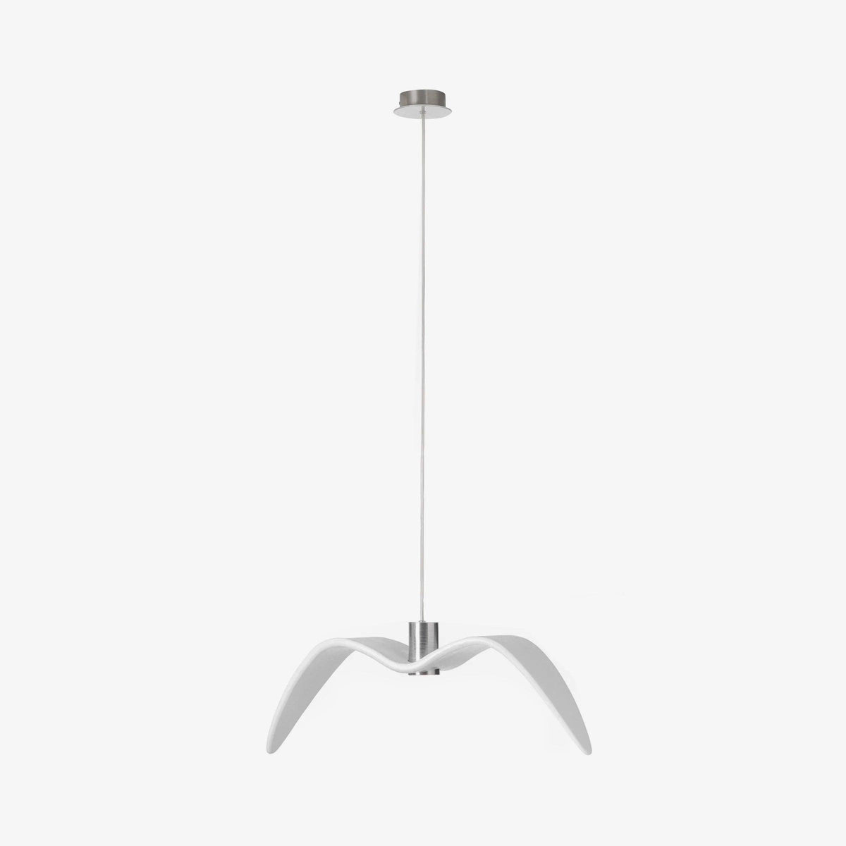 Pendant Lamp Modern Bird Wing Design with Integrated LED and Adjustable Height