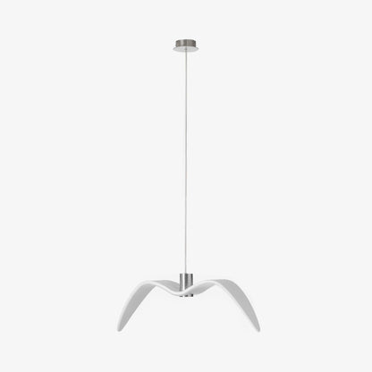 Pendant Lamp Modern Bird Wing Design with Integrated LED and Adjustable Height