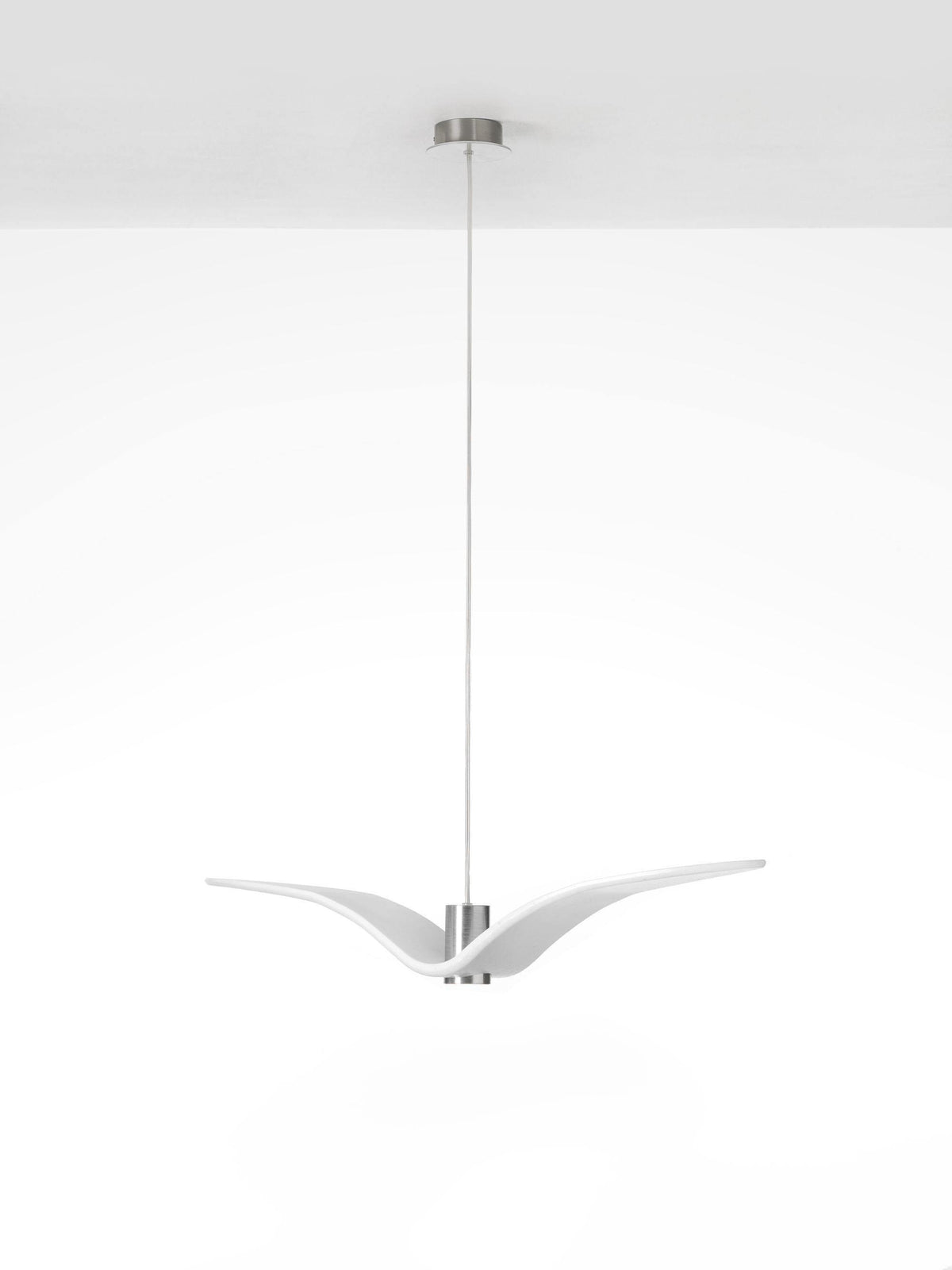 Pendant Lamp Modern Bird Wing Design with Integrated LED and Adjustable Height