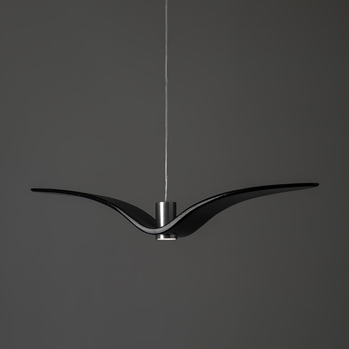Pendant Lamp Modern Bird Wing Design with Integrated LED and Adjustable Height