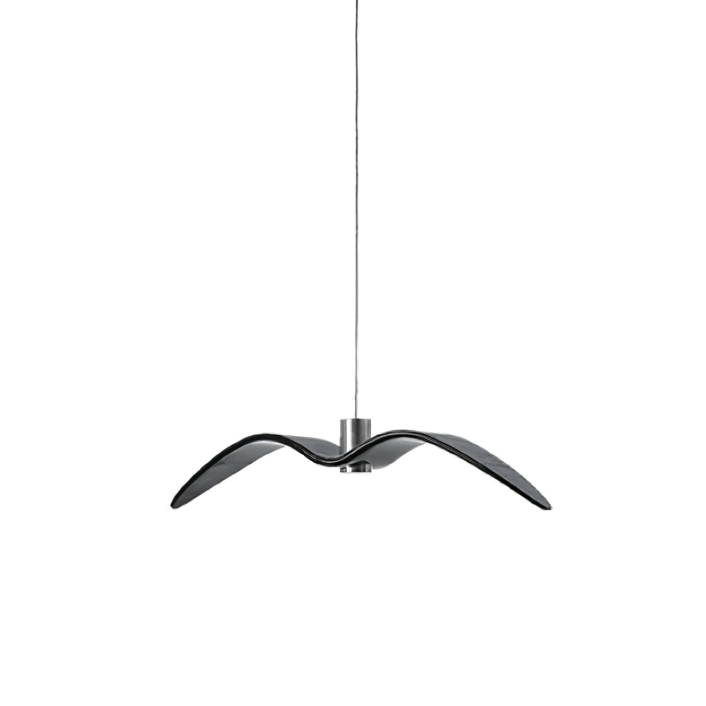 Pendant Lamp Modern Bird Wing Design with Integrated LED and Adjustable Height