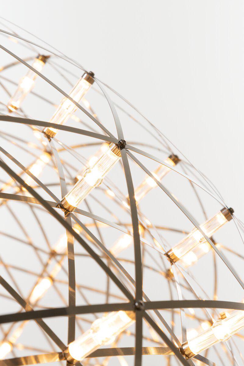 Pendant Lamp Modern Geometric Globe with Integrated LED Sparkling Sphere
