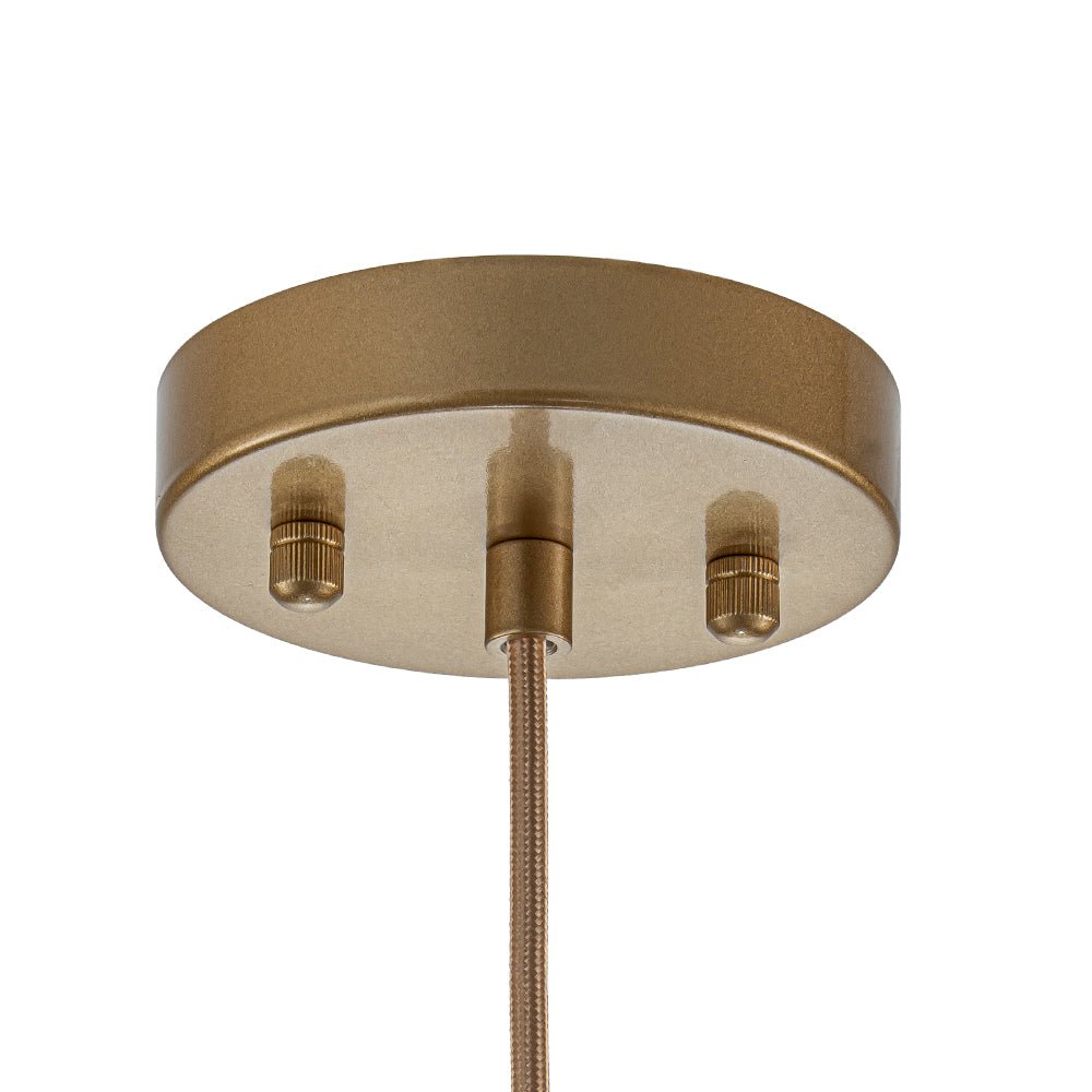 Pendant Lamp Modern Globe with Clear Glass Shade and Adjustable Height