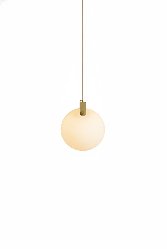 Pendant Lamp Modern Marble Disc Chandelier with Adjustable Height