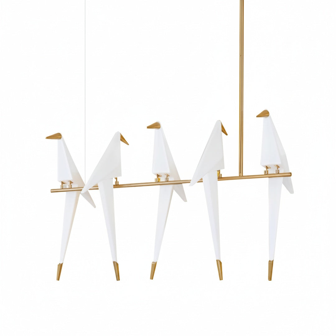 Pendant Lamp Modern Origami Bird Design with Integrated LED