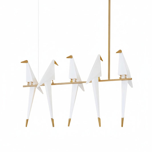 Pendant Lamp Modern Origami Bird Design with Integrated LED