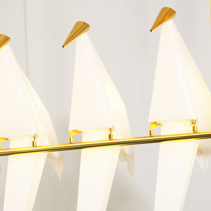 Pendant Lamp Modern Origami Bird Design with Integrated LED