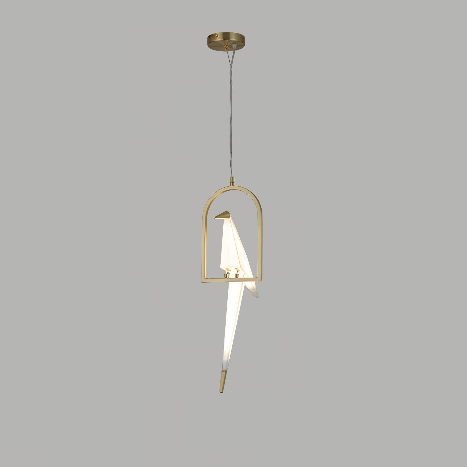Pendant Lamp Modern Origami Bird Design with Integrated LED