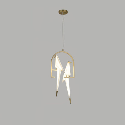 Pendant Lamp Modern Origami Bird Design with Integrated LED