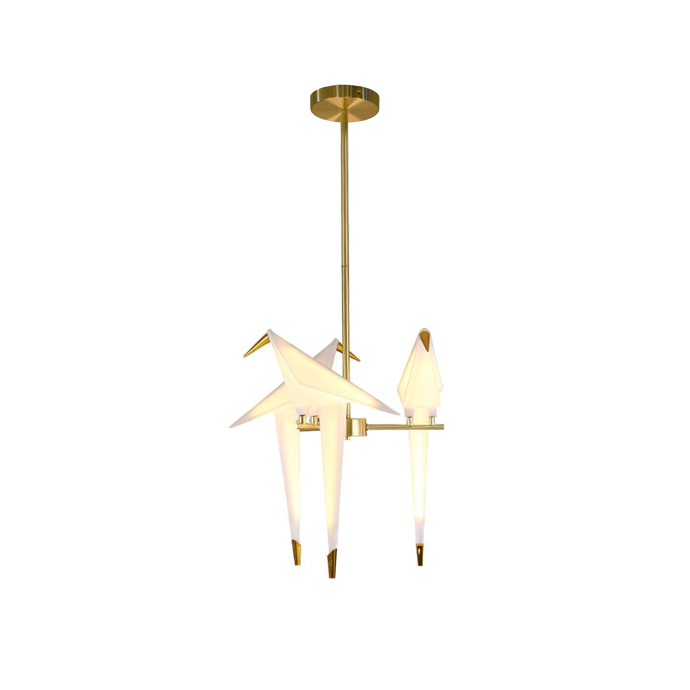 Pendant Lamp Modern Origami Bird Design with Integrated LED