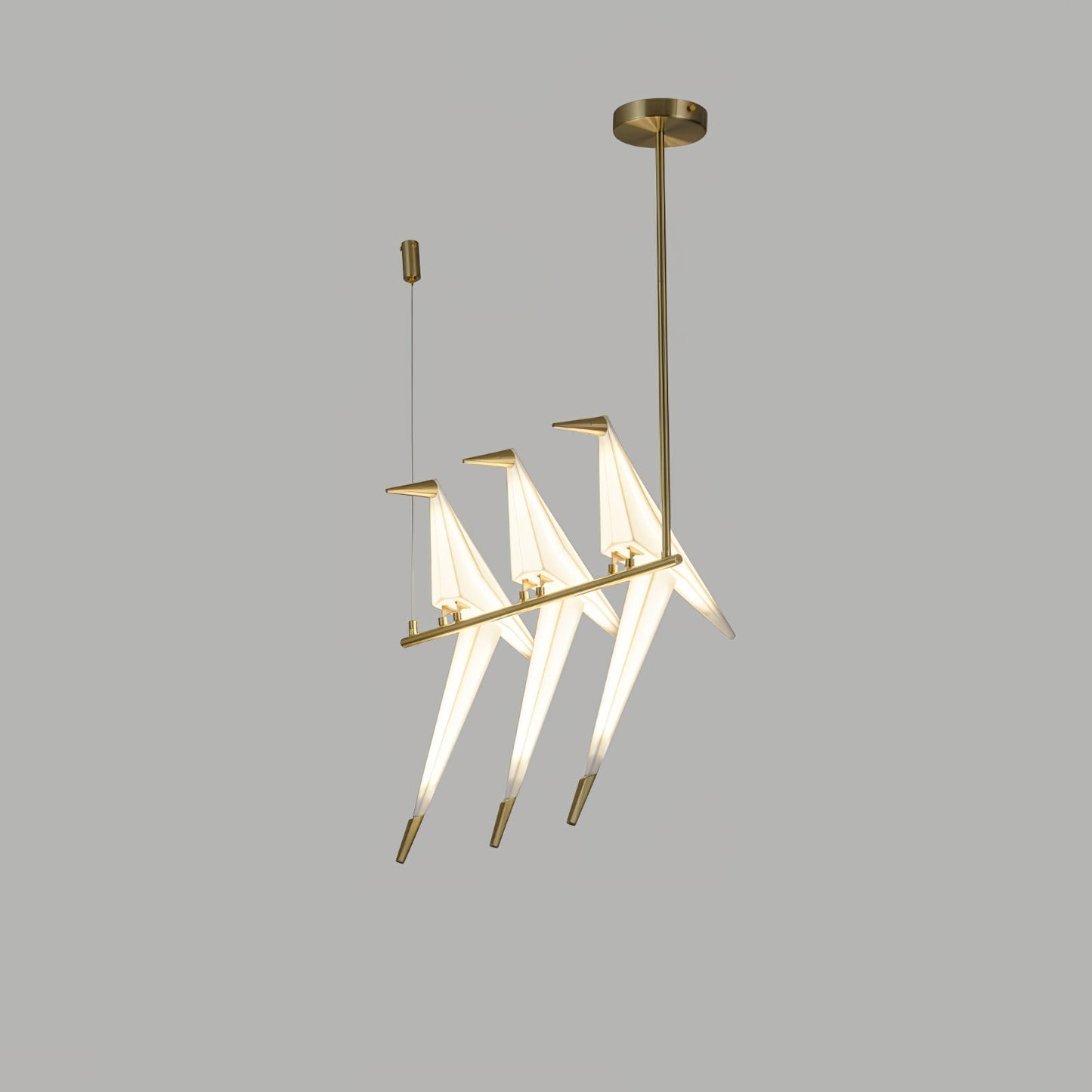 Pendant Lamp Modern Origami Bird Design with Integrated LED