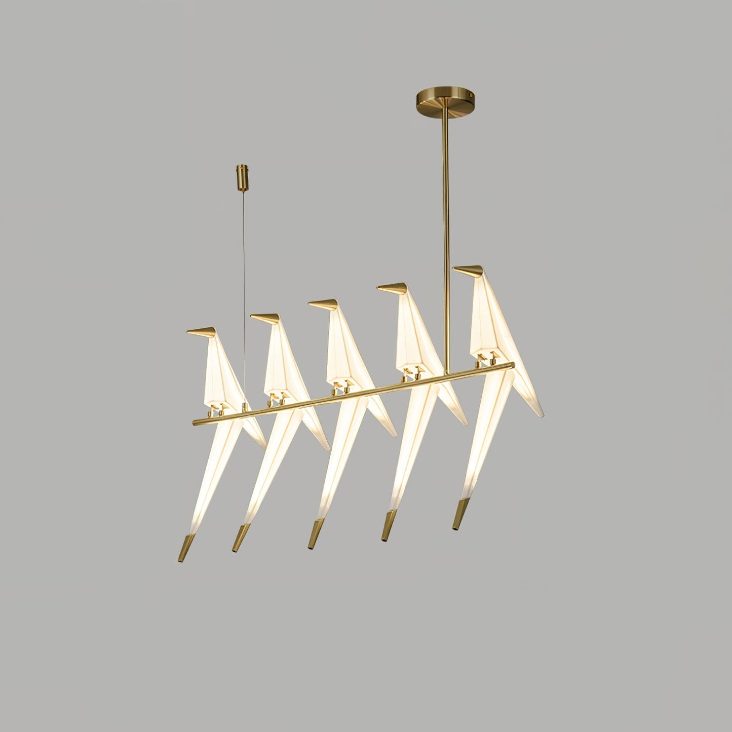 Pendant Lamp Modern Origami Bird Design with Integrated LED