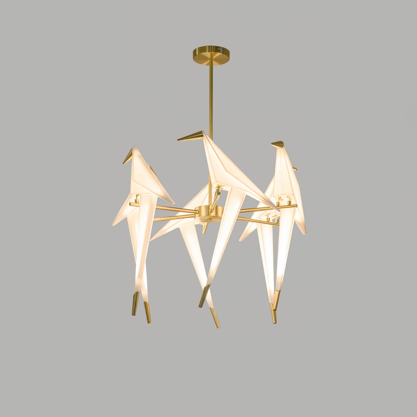 Pendant Lamp Modern Origami Bird Design with Integrated LED