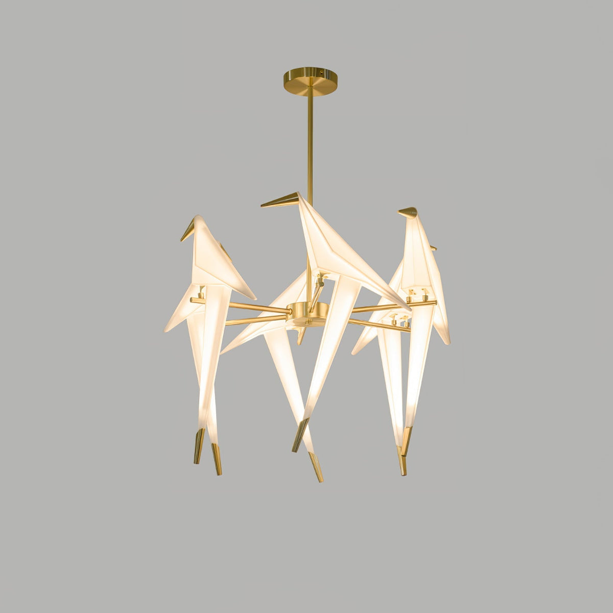 Pendant Lamp Modern Origami Bird Design with Integrated LED