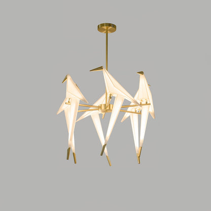 Pendant Lamp Modern Origami Bird Design with Integrated LED