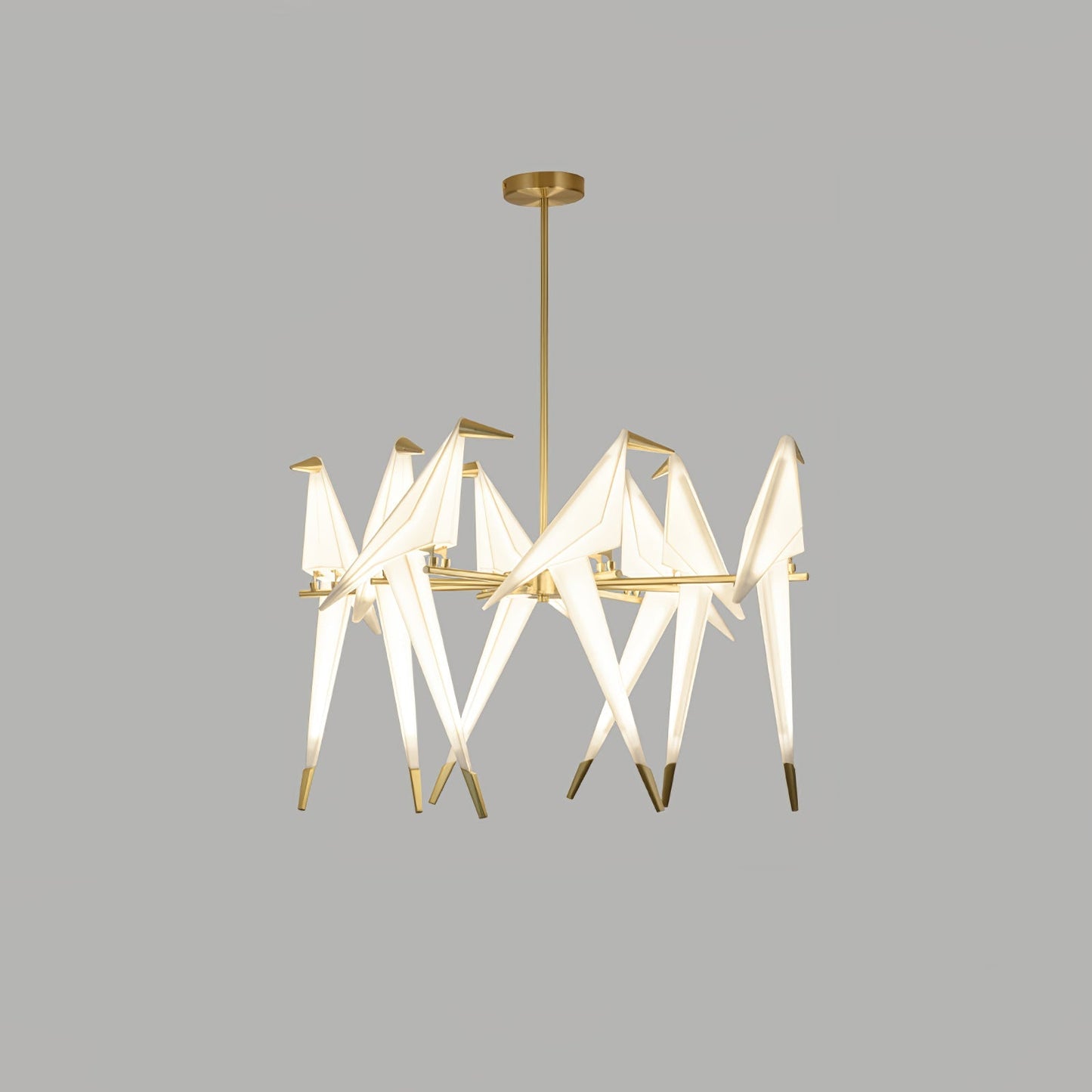 Pendant Lamp Modern Origami Bird Design with Integrated LED