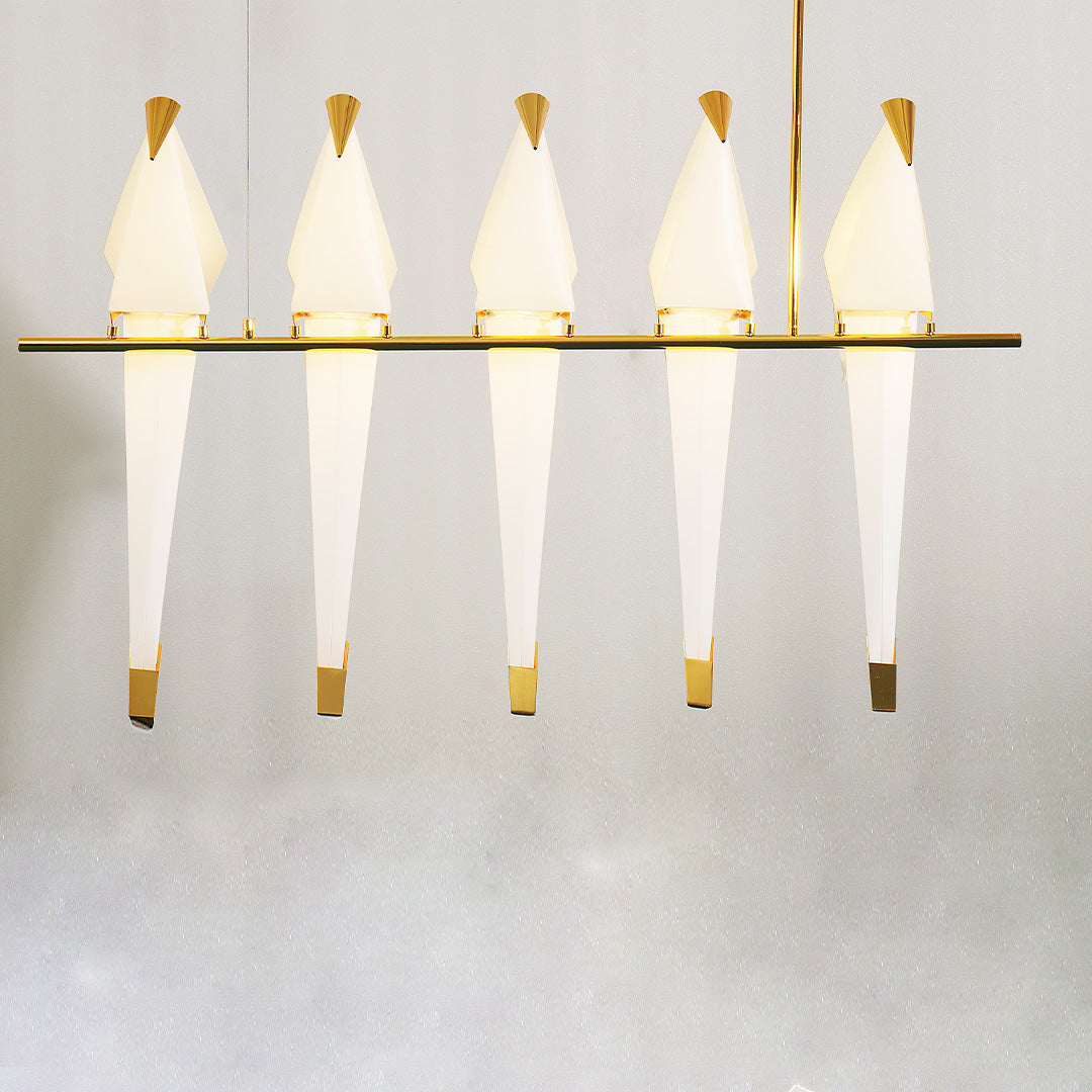 Pendant Lamp Modern Origami Bird Design with Integrated LED