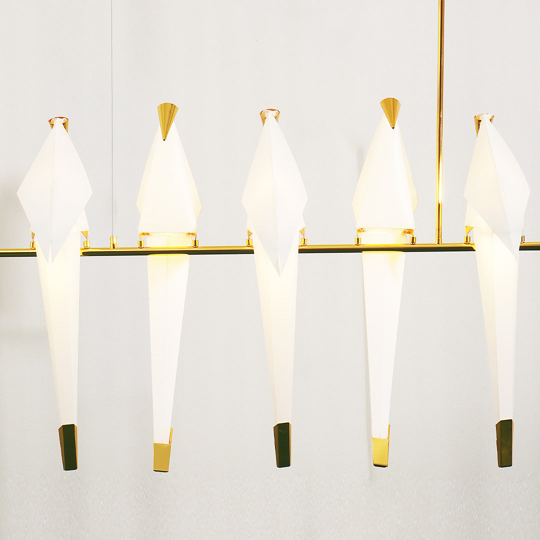 Pendant Lamp Modern Origami Bird Design with Integrated LED