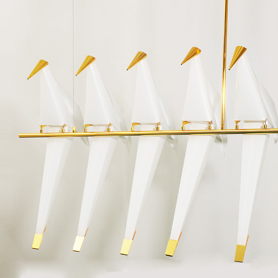 Pendant Lamp Modern Origami Bird Design with Integrated LED