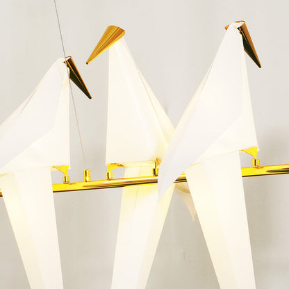 Pendant Lamp Modern Origami Bird Design with Integrated LED