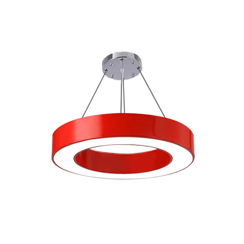 Pendant Lamp Modern Ring Shape with Integrated LED and Adjustable Cable