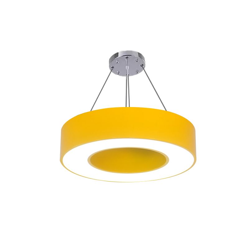 Pendant Lamp Modern Ring Shape with Integrated LED and Adjustable Cable