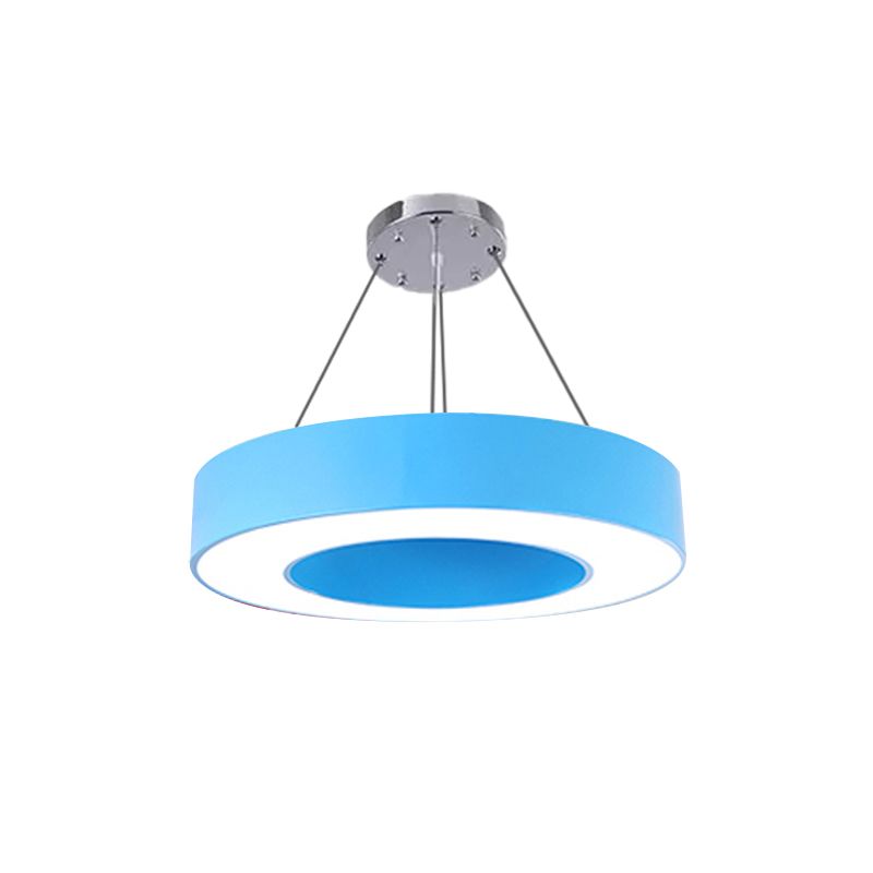 Pendant Lamp Modern Ring Shape with Integrated LED and Adjustable Cable
