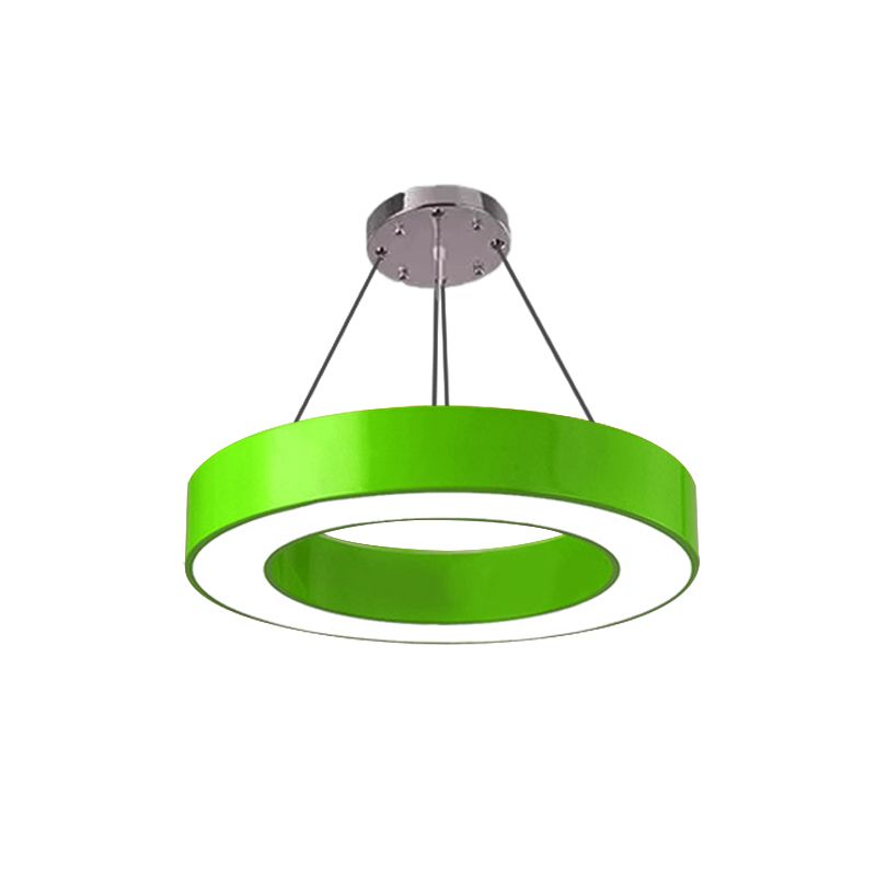 Pendant Lamp Modern Ring Shape with Integrated LED and Adjustable Cable