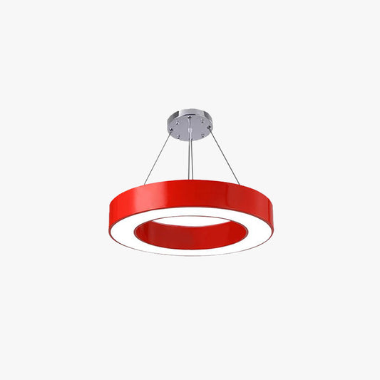Pendant Lamp Modern Ring Shape with Integrated LED and Adjustable Cable