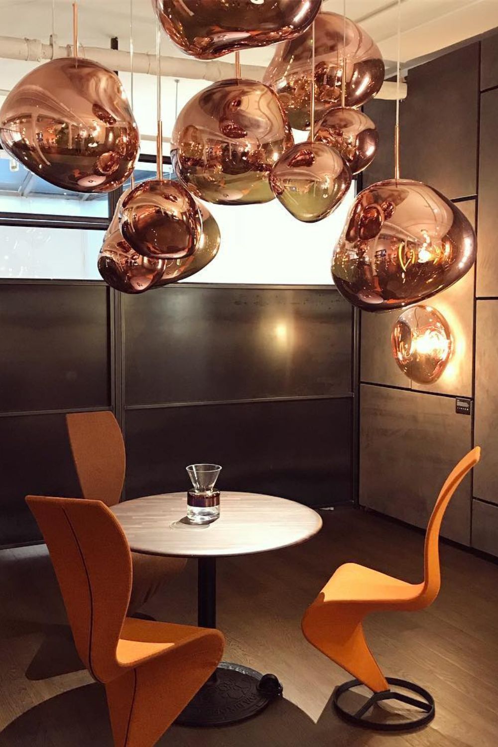 Pendant Lamp Modern with Sculptural Irregular Glass Shades Multi-Head Cluster