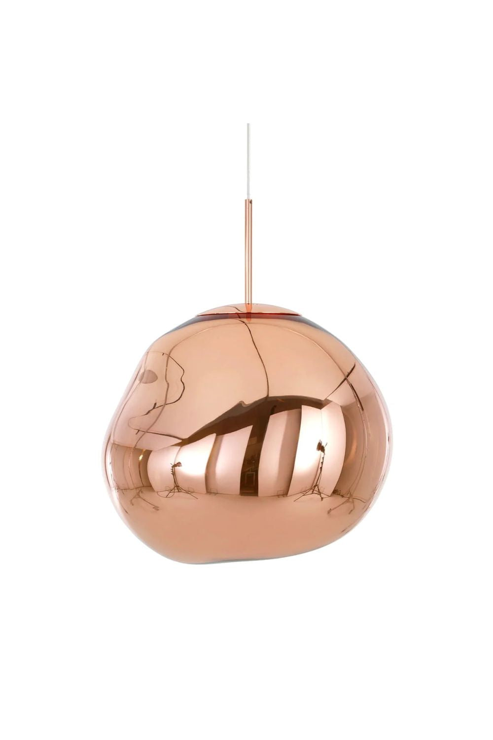 Pendant Lamp Modern with Sculptural Irregular Glass Shades Multi-Head Cluster