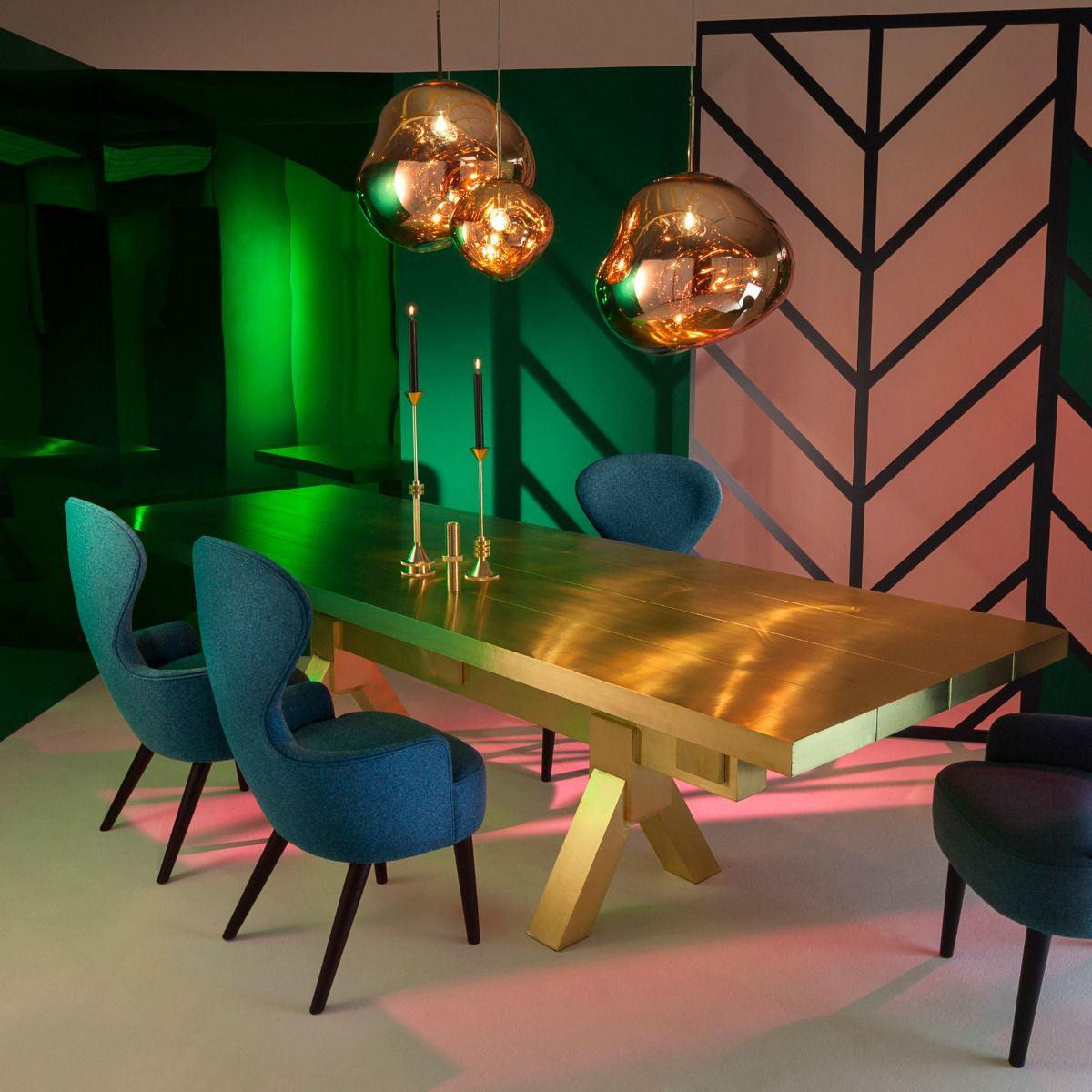 Pendant Lamp Modern with Sculptural Irregular Glass Shades Multi-Head Cluster