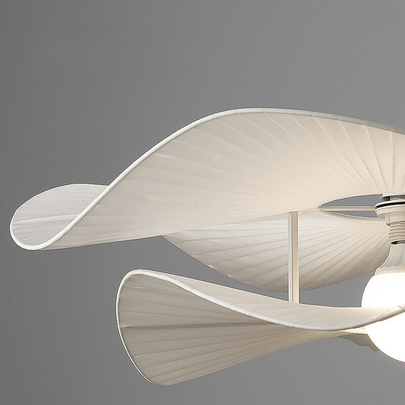 Pendant Lamp Modern with Wave Fabric Shade and Adjustable Cable