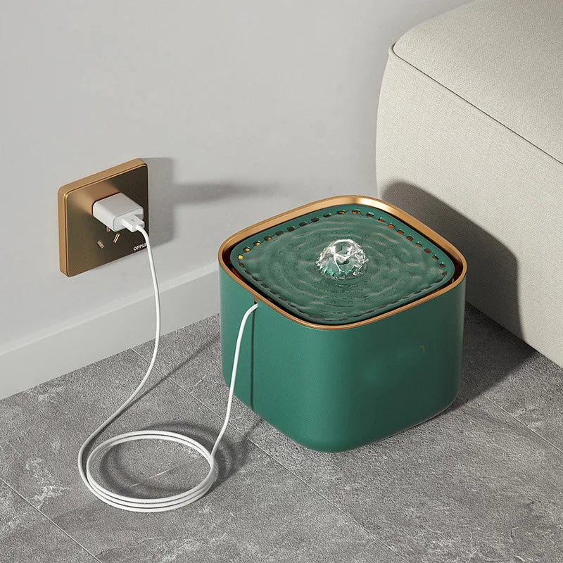 Pet Water Fountain with Filter and Quiet Pump for Cats and Dogs