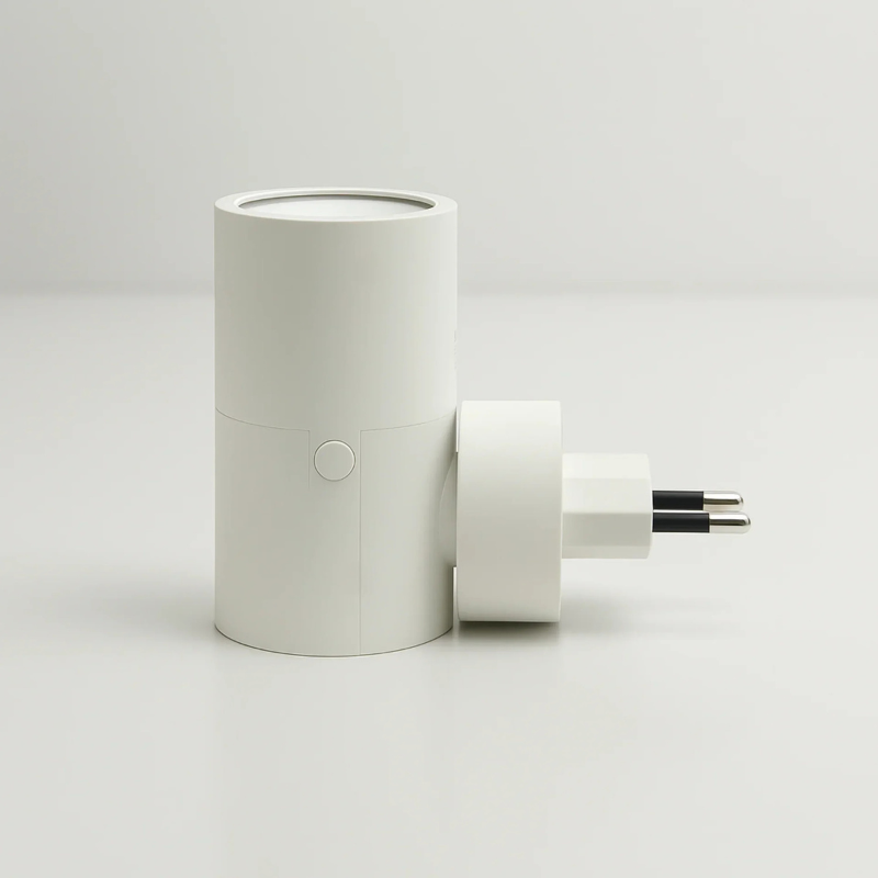 Plug-In Wall Lamp Modern with Dimmable Light and Built-In Light Sensor