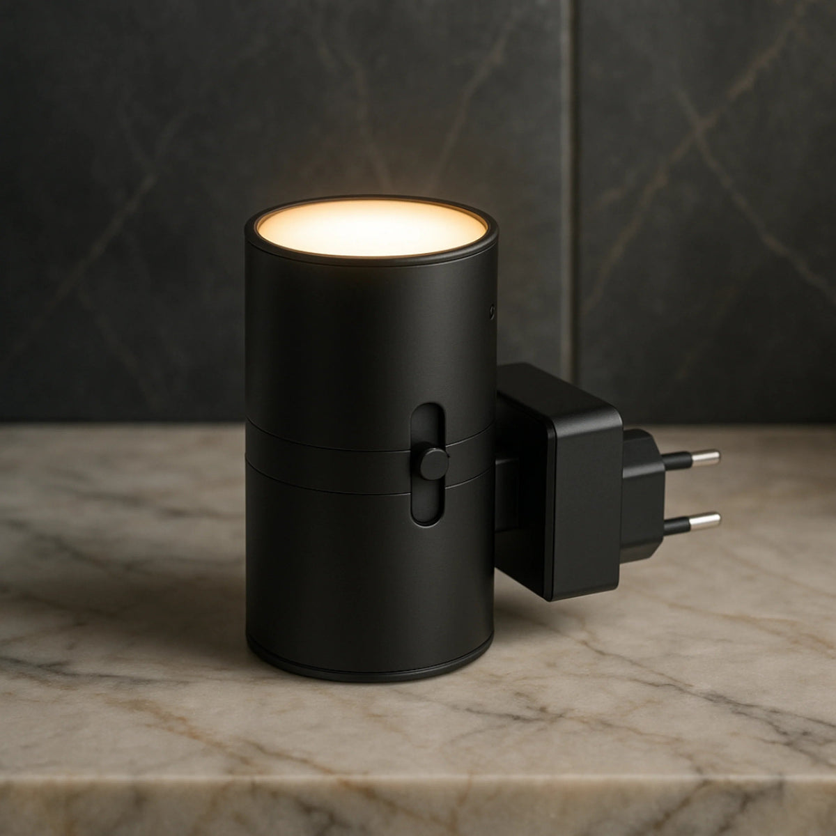Plug-In Wall Lamp Modern with Dimmable Light and Built-In Light Sensor