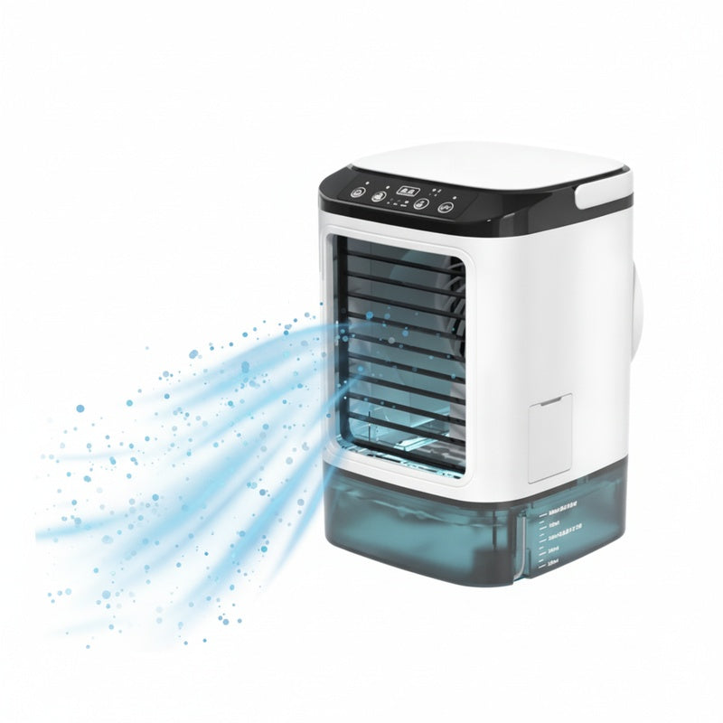 Portable Air Cooler with Humidifier and LED Night Light
