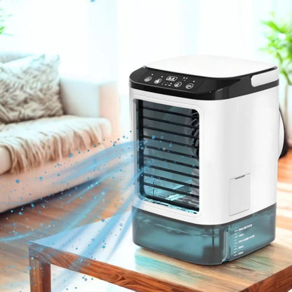 Portable Air Cooler with Humidifier and LED Night Light