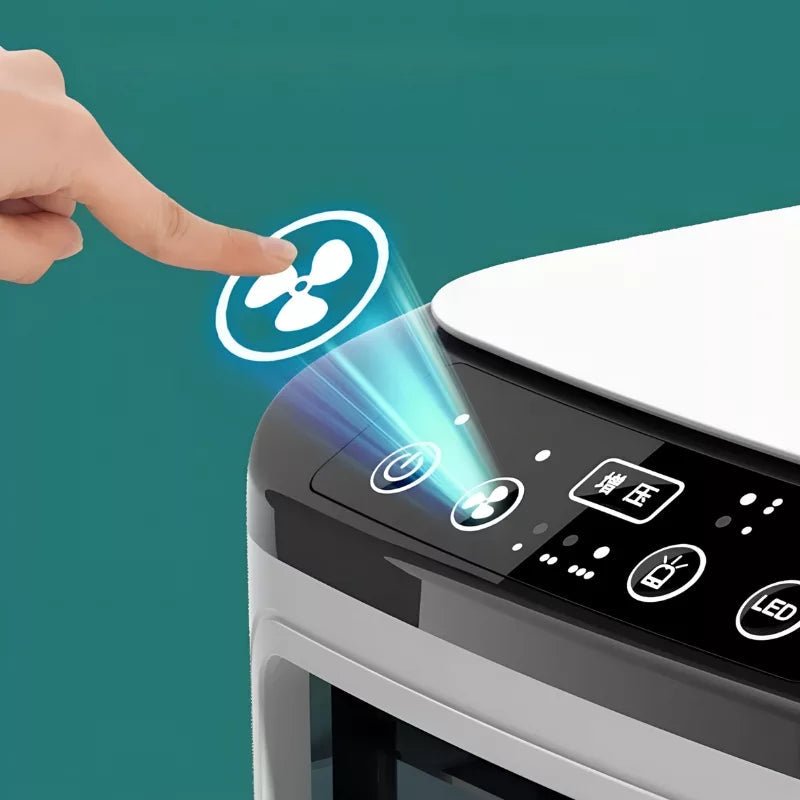 Portable Air Cooler with Humidifier and LED Night Light
