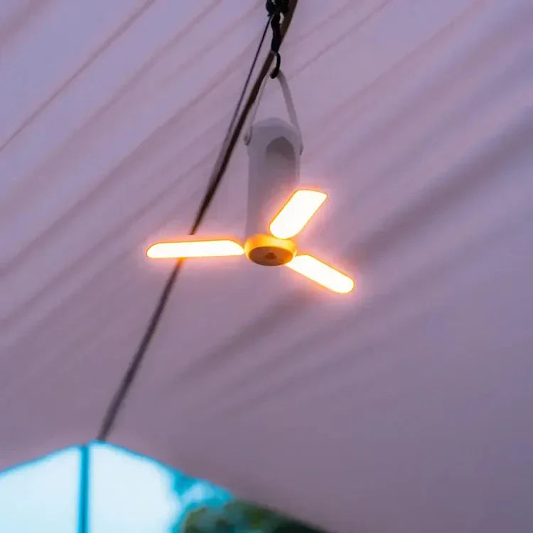 Portable LED Camping Lantern with Foldable Design, SOS Mode and USB Charging