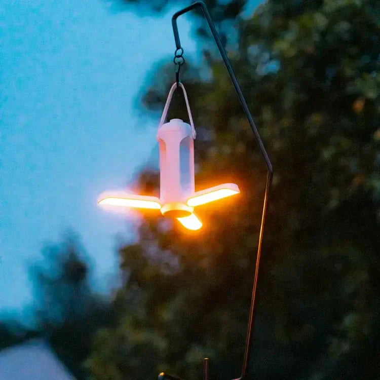 Portable LED Camping Lantern with Foldable Design, SOS Mode and USB Charging